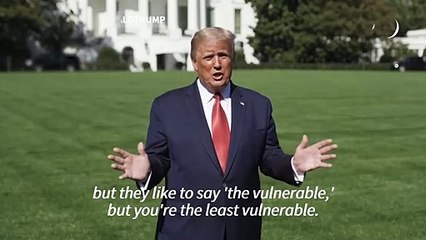 Trump promises Covid 'cure' to senior citizens