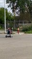 Casual Saturday in Detroit for Scooter Cart Rider