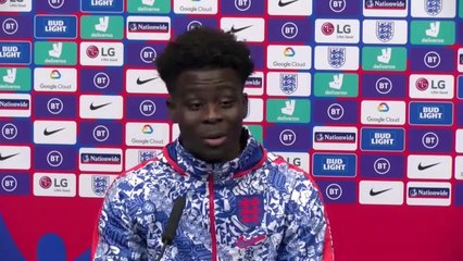 Arsenal's Bukayo Saka on his England debut