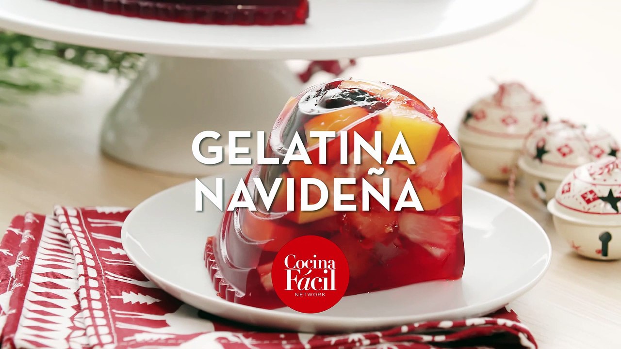 Gelatina Navideña ¡Fácil y deliciosa!