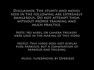 Extreme sports - superb actions, one man show