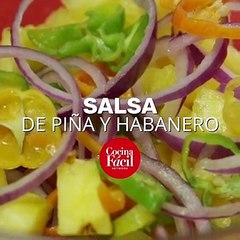 Cómo hacer una salsa de piña y habanero