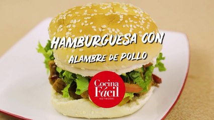 Hamburguesa de alambre de pollo