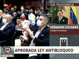 Hermann Escarrá: Ley Antibloqueo será de gran ayuda para enfrentar medidas coercitivas unilaterales