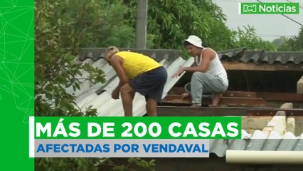 Vendaval afectó municipio de Santo Tomás, Atlántico