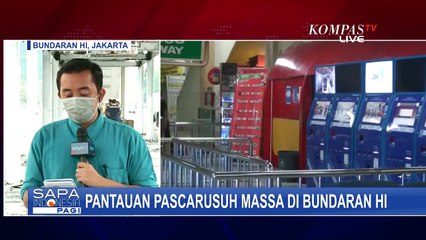 25 Halte TransJakarta Rusak, Berikut Pantauan Terkini Pasca Demo Tolak Omnibus Law