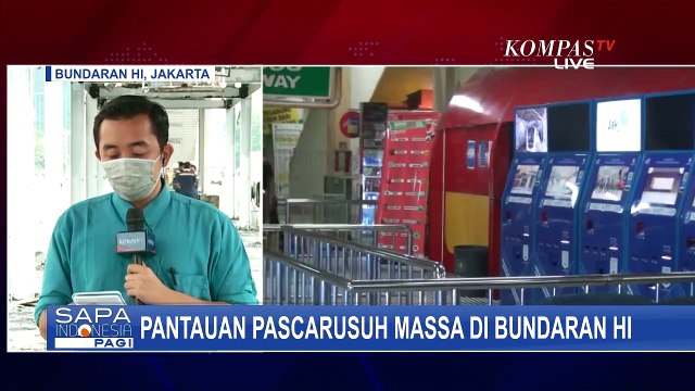 25 Halte TransJakarta Rusak, Berikut Pantauan Terkini Pasca Demo Tolak Omnibus Law