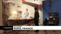 شاهد: باريس تكرم رسام شارلي إيبدو المغتال في 2015 بعرض رسوماته الكاريكاتورية
