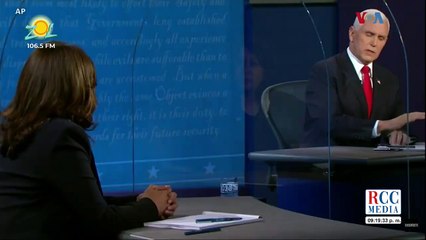 Pence y Harris se enfrentan en primer y único debate vicepresidencial traducido al Español