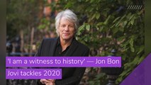 'I am a witness to history' — Jon Bon Jovi tackles 2020, and other top stories in entertainment from October 09, 2020.