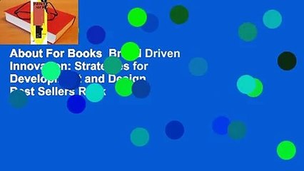 About For Books  Brand Driven Innovation: Strategies for Development and Design  Best Sellers Rank