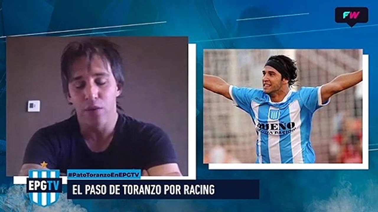 El rendimiento de Toranzo en Racing