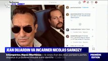 Les premières images de Jean Dujardin en Nicolas Sarkozy dans 