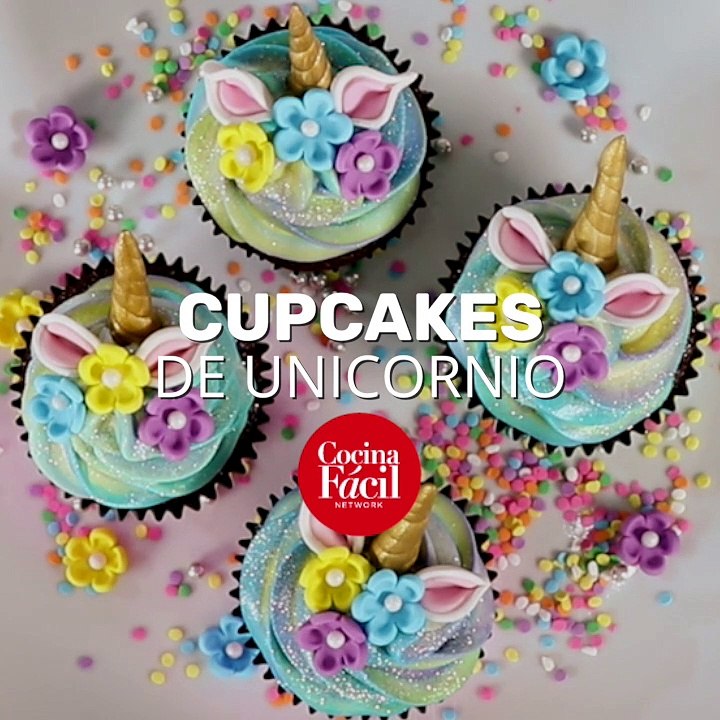Cómo hacer cupcakes de unicornio