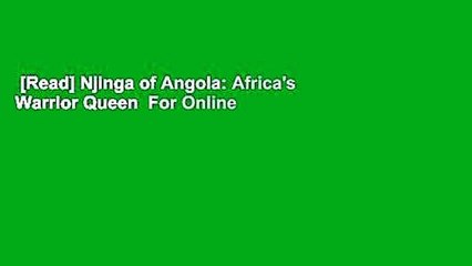 [Read] Njinga of Angola: Africa's Warrior Queen  For Online