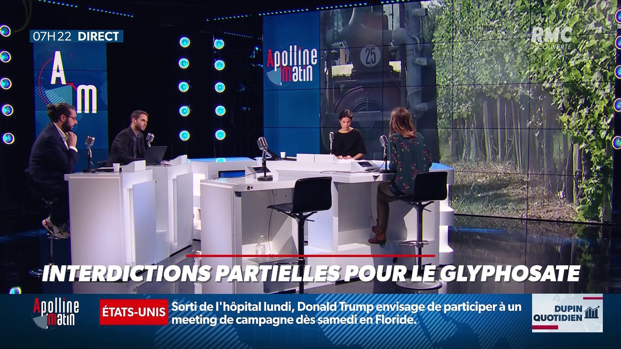 Dupin Quotidien : Interdictions partielles pour le glyphosate - 09/10