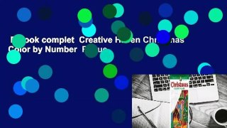 E-book complet  Creative Haven Christmas Color by Number  Revue