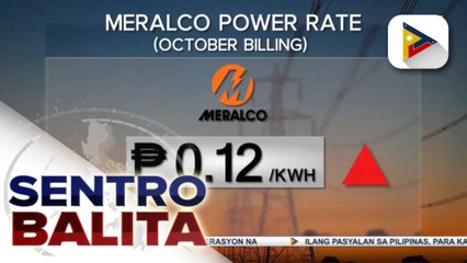 #SentroBalita | Meralco, may dagdag-singil ngayon buwan