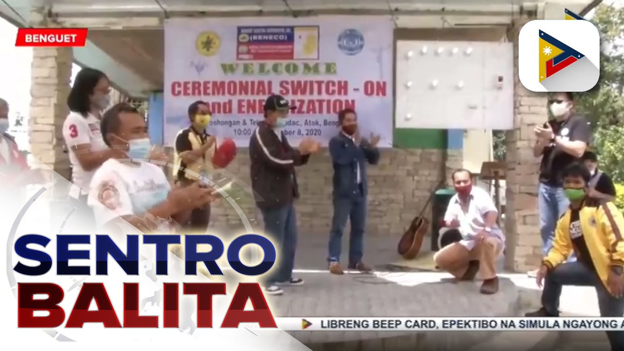 #SentroBalita | Tatlong sitio sa Atok, Benguet, may supply na ng kuryente; mga estudyante, lubos na makikinabang sa ikinabit na supply ng kuryente