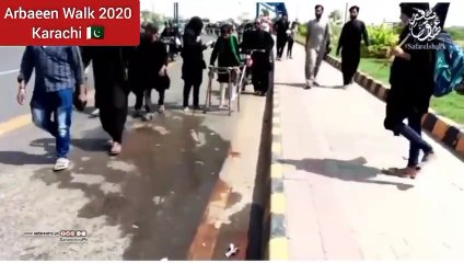 ARBAEEN WALK 2020 - KARACHI BY SYED FARHAN ALI WARIS