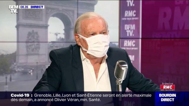 Jean-François Delfraissy: Lors de la première vague, seule une fraction minoritaire de la France a été en contact avec le virus