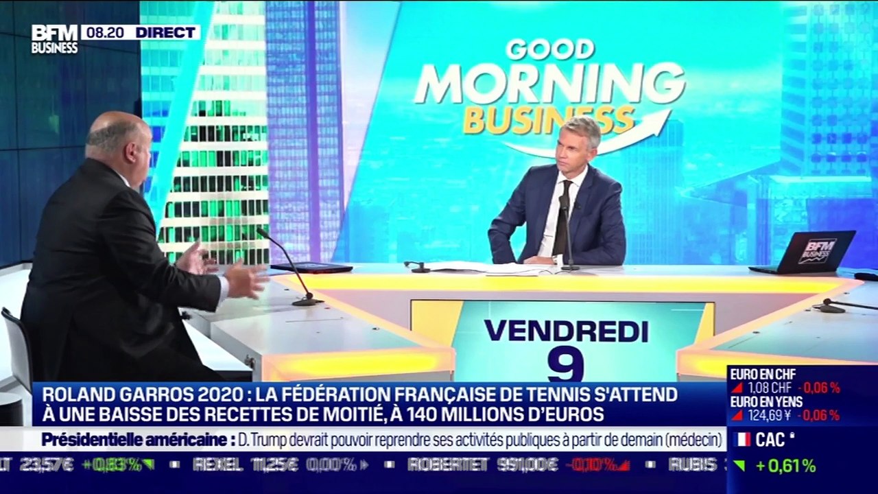 Bernard Giudicelli (Fédération Française de Tennis) : Quel premier bilan économique pour Roland Garros 2020 ? - 09/10