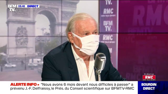Jean-François Delfraissy: Les besoins en réanimation vont être particulièrement importants à Paris dans les 15 jours qui viennent
