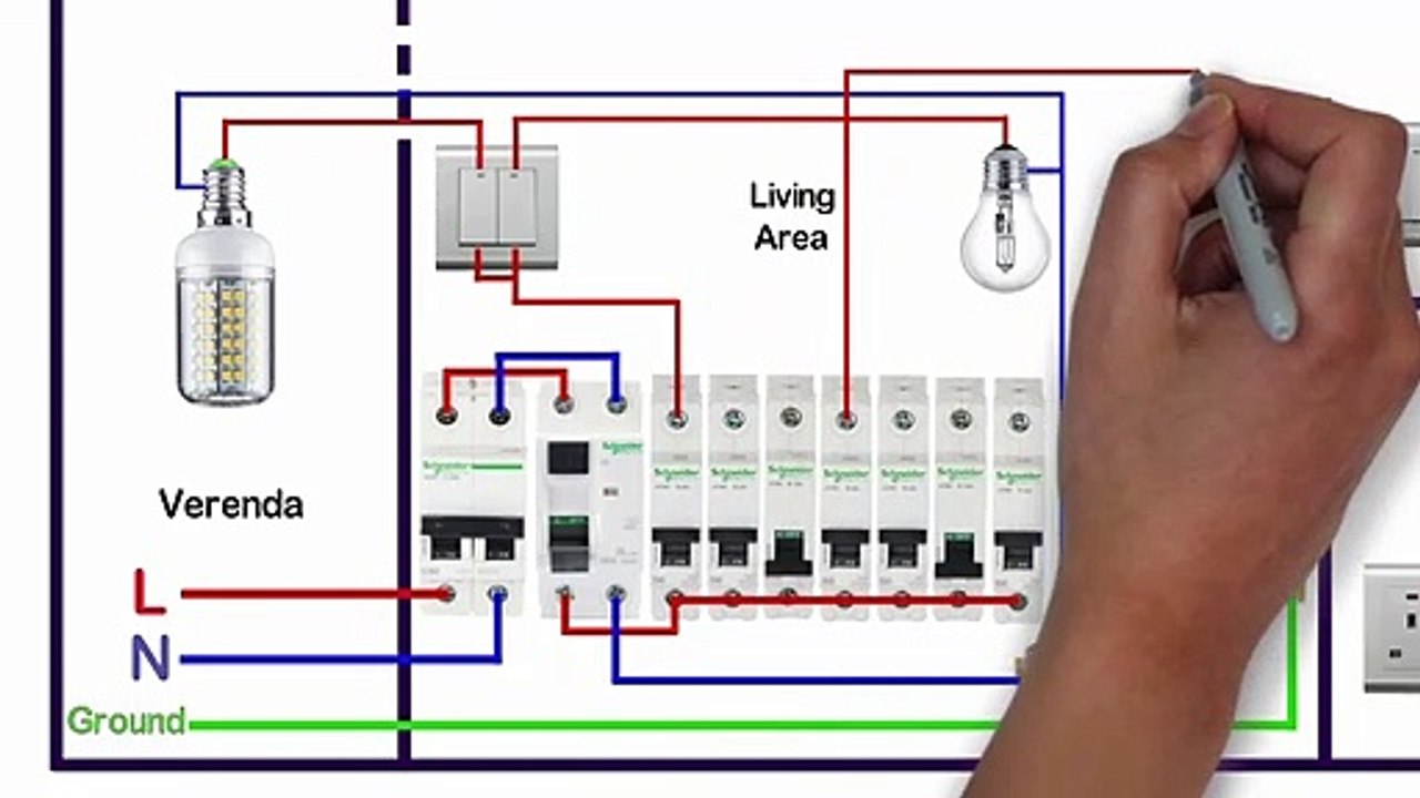 Single Phase Full House Wiring Diagram