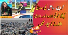 No organization takes responsibility to clean Karachi beach