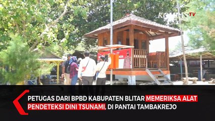 Antisipasi Bencana, BPBD Blitar Cek Alat Pendeteksi Tsunami