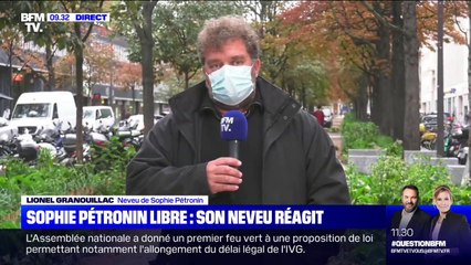 Lionel Granouillac annonce le retour de sa tante Sophie Pétronin aux alentours "de 12h à l'aéroport de Villacoublay"