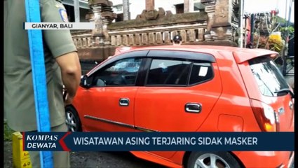 Wisawatan Asing Terjaring Sidak Masker