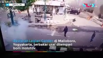 Rekaman CCTV Legion Cafe Malioboro Dilempar Bom Molotov