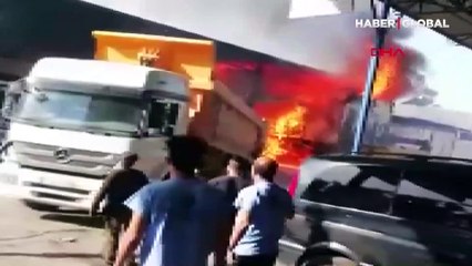 Mersin'de sanayi sitesinde yangın