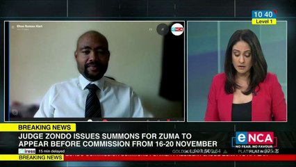 Reaction to Zuma's summon to appear before Zondo Commission