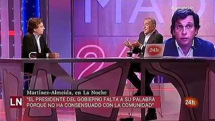Almeida corta la mala leche de Fortes arrojando sobre la mesa de TVE los datos que desautorizan un estado de alarma en Madrid