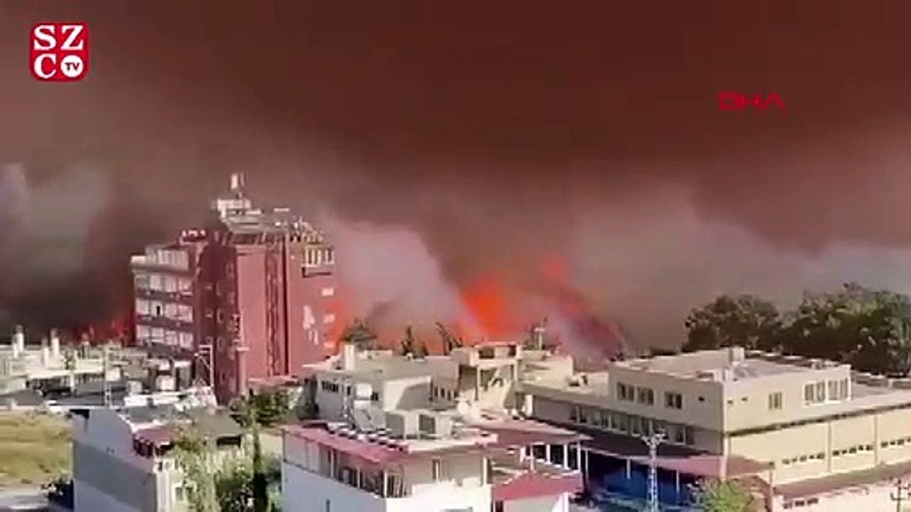 Hatay’da orman yangını; yerleşim yerlerine de sıçradı