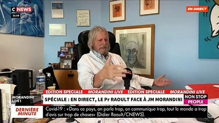Coronavirus - Revoir l'intégralité de l'interview exclusive du Pr Raoult ce matin dans "Morandini Live" sur CNews et Non Stop People - VIDEO