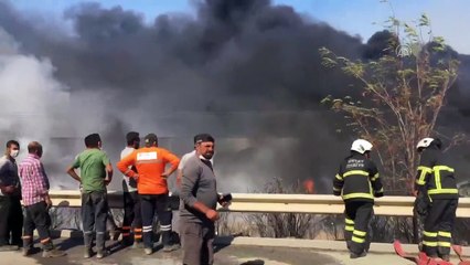 Hatay'da orman yangını: Yerleşim yerlerine yaklaştı