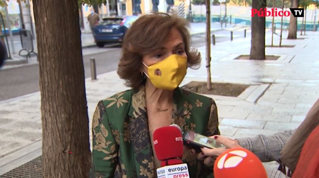 Carmen Calvo "Si la Comunidad de Madrid no puede, lo haremos nosotros"