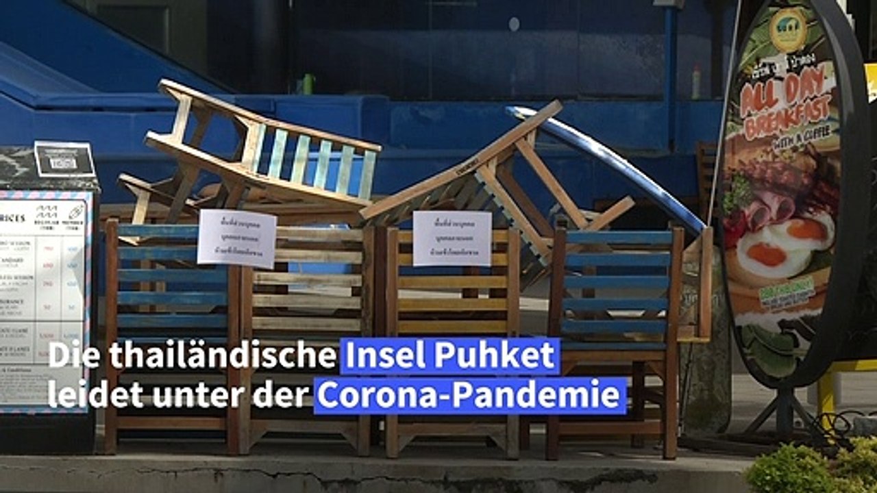 Phukets strände sind verwaist