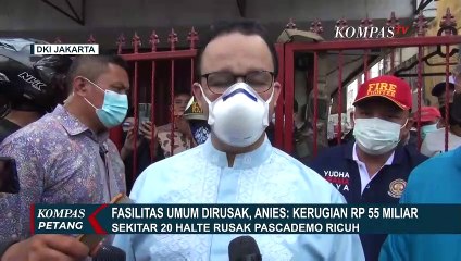 Sekitar 20 Halte Transjakarta Rusak, Anies: Kerugian Rp 55 Miliar