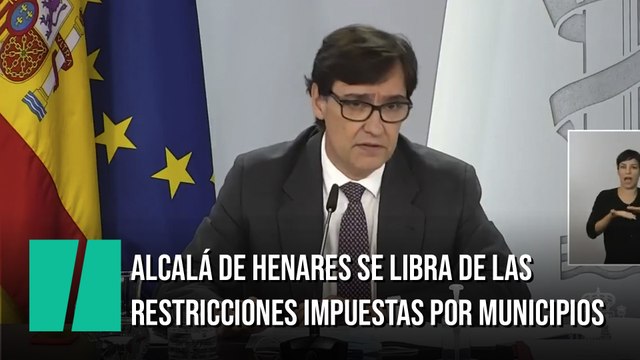 Alcalá de Henares se libra de las restricciones impuestas por municipios en Madrid