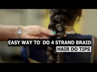 Hair Style: How to put 4 Strand Braid | Hair Style | Say Swag