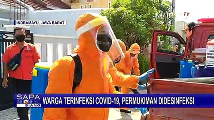 Warga Terinfeksi Covid-19, Permukiman Didesinfeksi