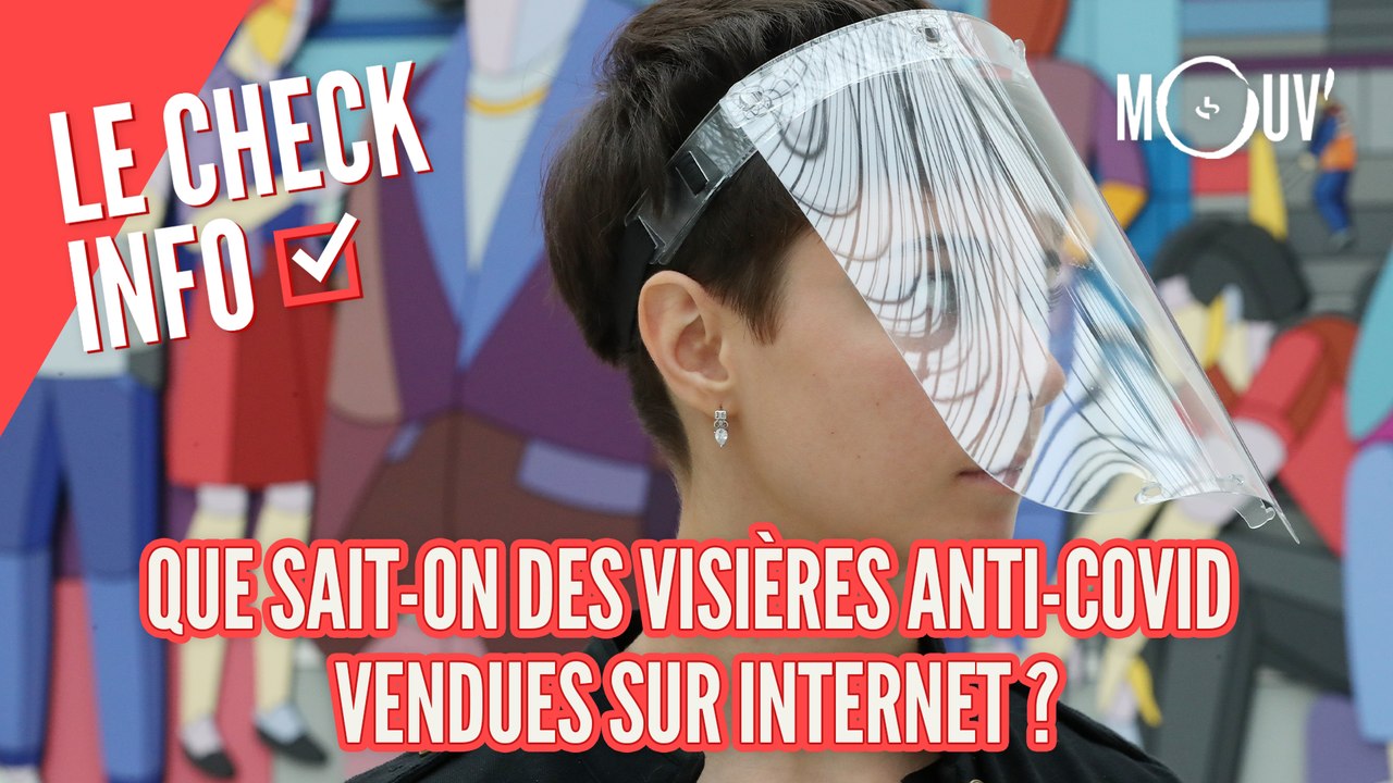 Que sait-on des visières anti-Covid vendues sur Internet ?