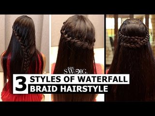 How To Do a Waterfall Braid | Follow These Steps | Say Swag