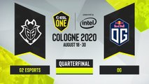 CSGO - G2 Esports vs. OG [Train] Map 2 - ESL One Cologne 2020 - Quarterfinal - EU