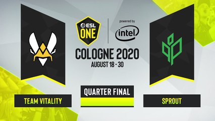 CSGO - Sprout vs. Team Vitality [Mirage] Map 2 - ESL One Cologne 2020 - Quarterfinal - EU