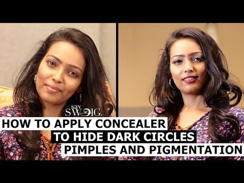 How To Hide Pimples And Dark Spots Using Makeup | Say Swag